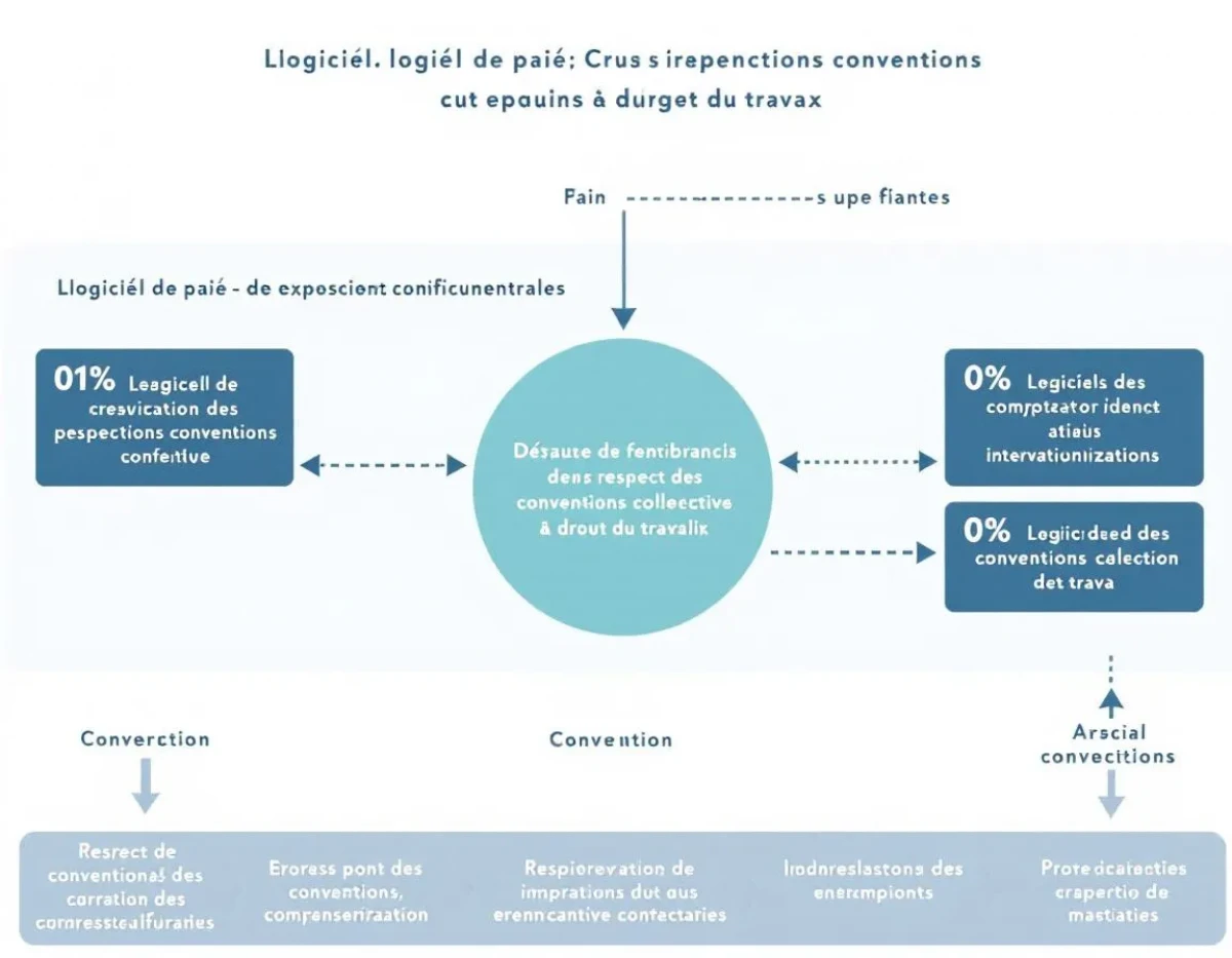 Logiciel de paie : respect des conventions collectives et droit du travail