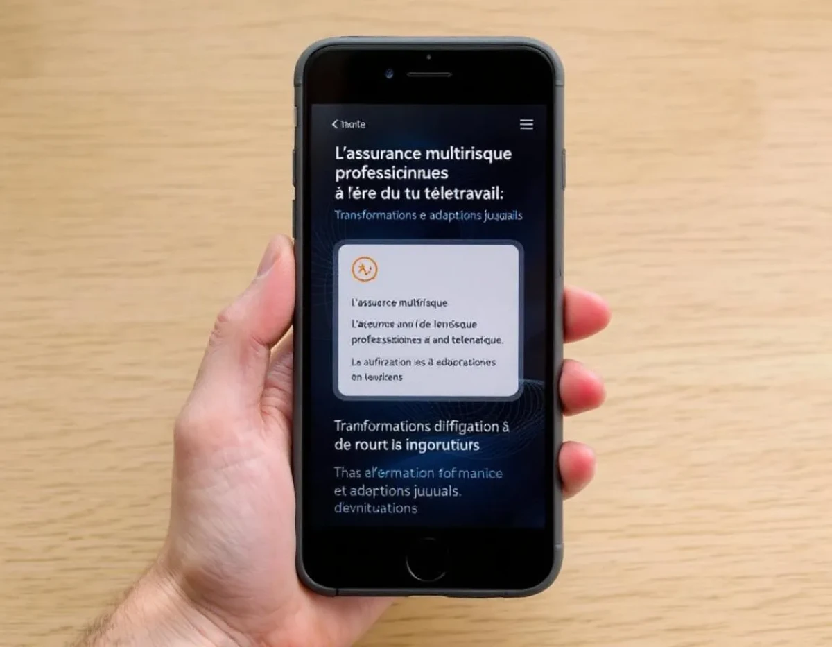 L'assurance multirisque professionnelle à l'ère du télétravail : transformations et adaptations juridiques